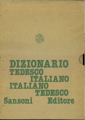 Dizionario tedesco italiano - dizionario,